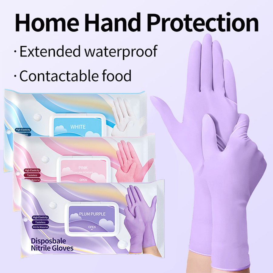 Exam Glove Nitrile - Одноразовые нитриловые перчатки для чистки, без