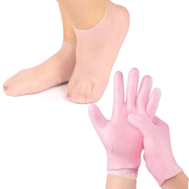 Latex Disposable Glove - 1 пара силиконовых носков для ухода