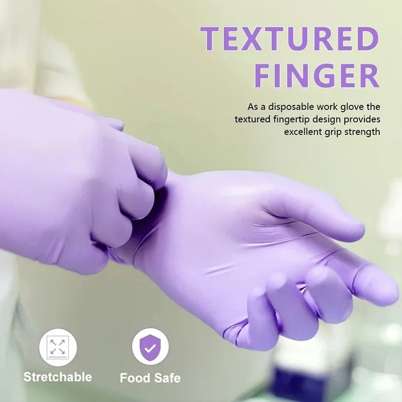 50/100 шт. фиолетовых нитрилов – обзор и цена Exam Glove Nitrile