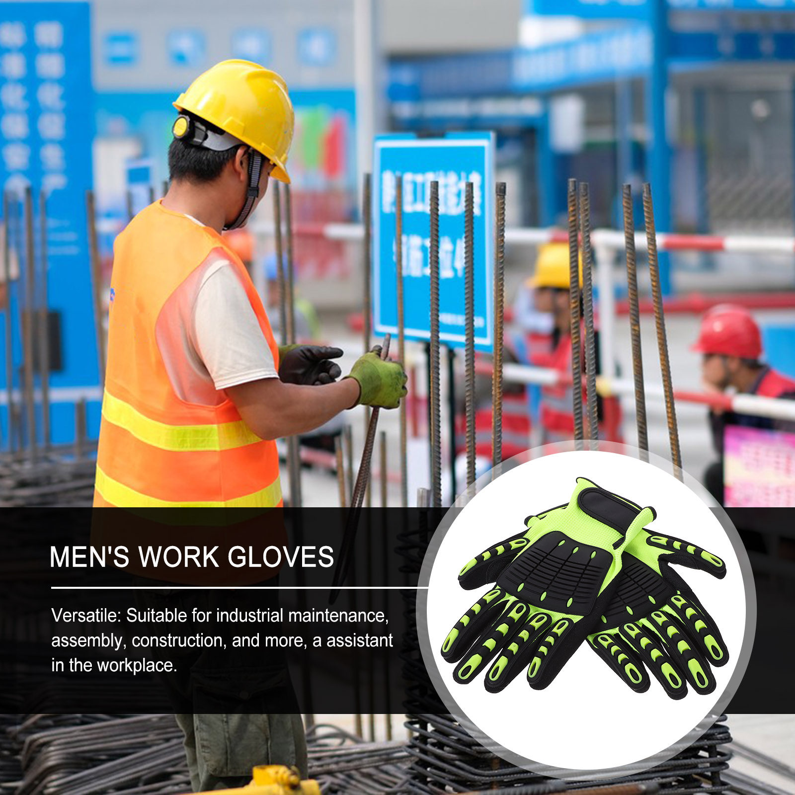 1 пара прочных садовых перчато – обзор и цена Work Glove Impact