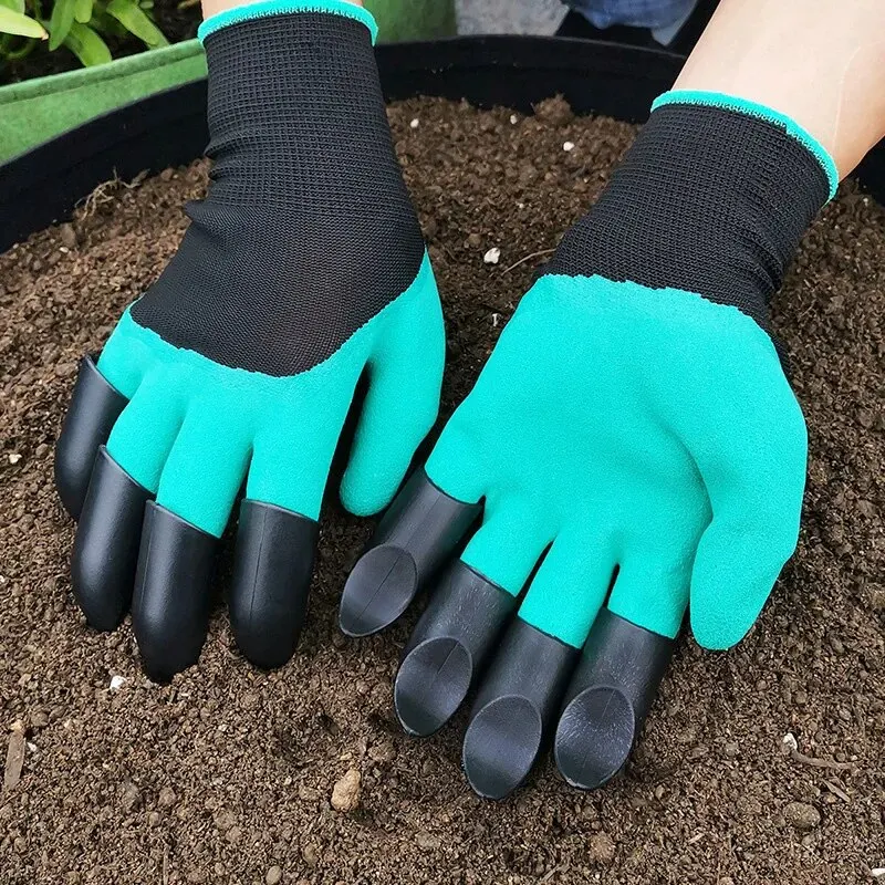 Садовые перчатки с когтями, ды – обзор и цена Gardening Glove Waterproof