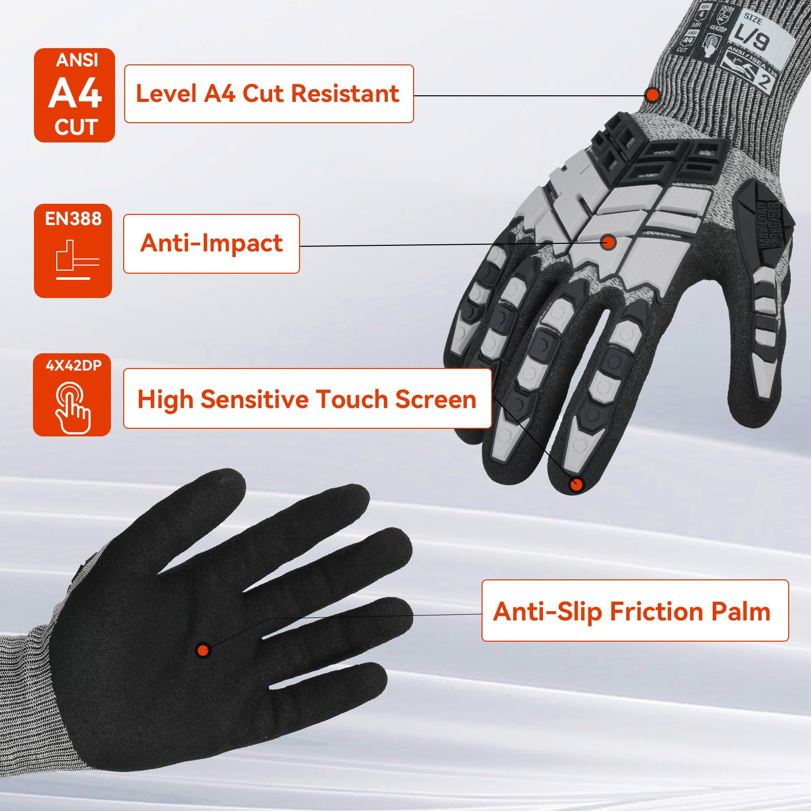 Ударопрочные перчатки с защито – обзор и цена Cut Resistant Glove